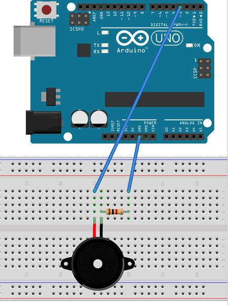 Conexión del Buzzer