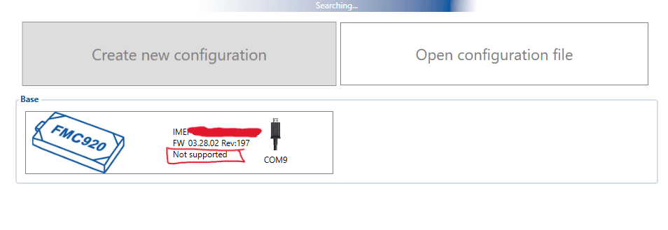 Dispositivo no soportado